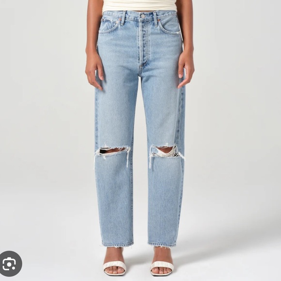 AGOLDE 90'S MID RISE STRAIGHT - Picture 4 of 9